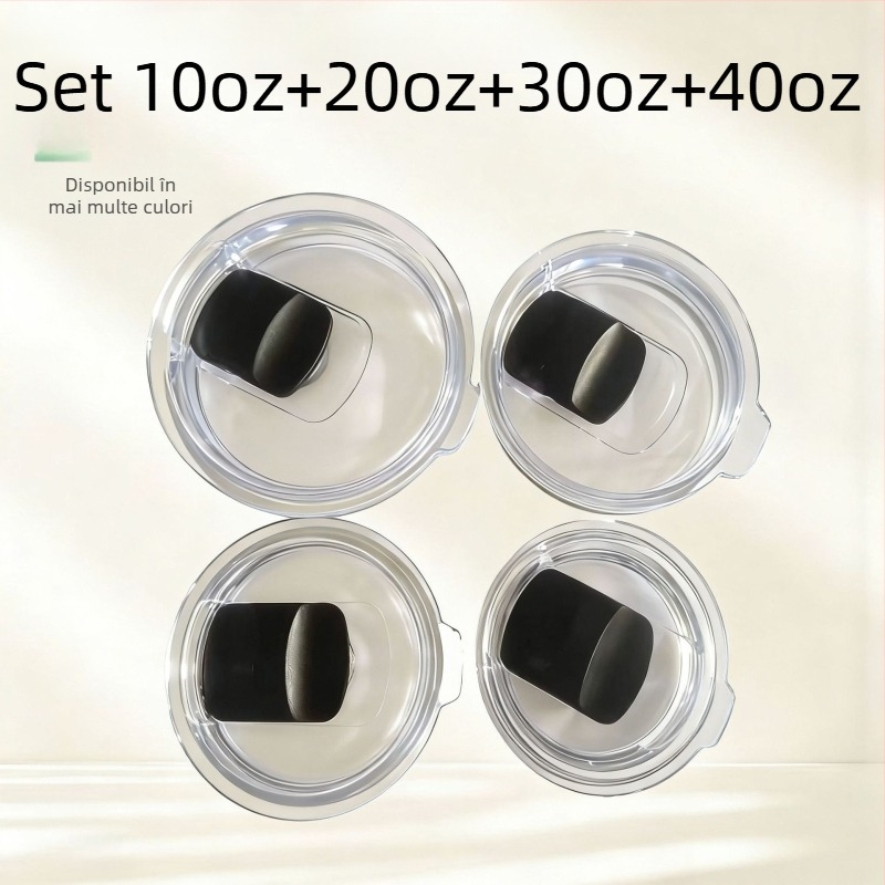 Cană auto 20oz cu capac magnetic, termos din oțel inoxidabil, capac magnetic și capac din plastic, dimensiuni 10oz/16oz/30oz
