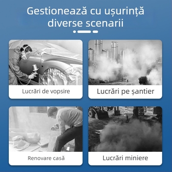 7502 Mască half-face din silicon pentru gaze toxice — protecție împotriva prafului și mediilor toxice; potrivită pentru vopsire, amenajări, lucrări chimice și sudură.
