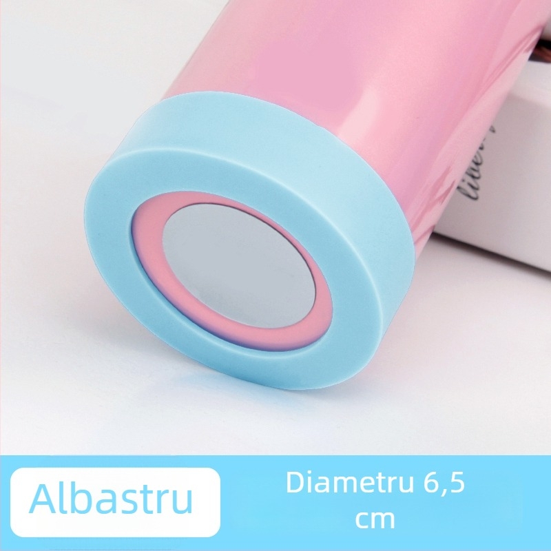 Protecție din silicon pentru fundul cupei termice, antialunecare, rezistentă la uzură, diametru 6,5 cm