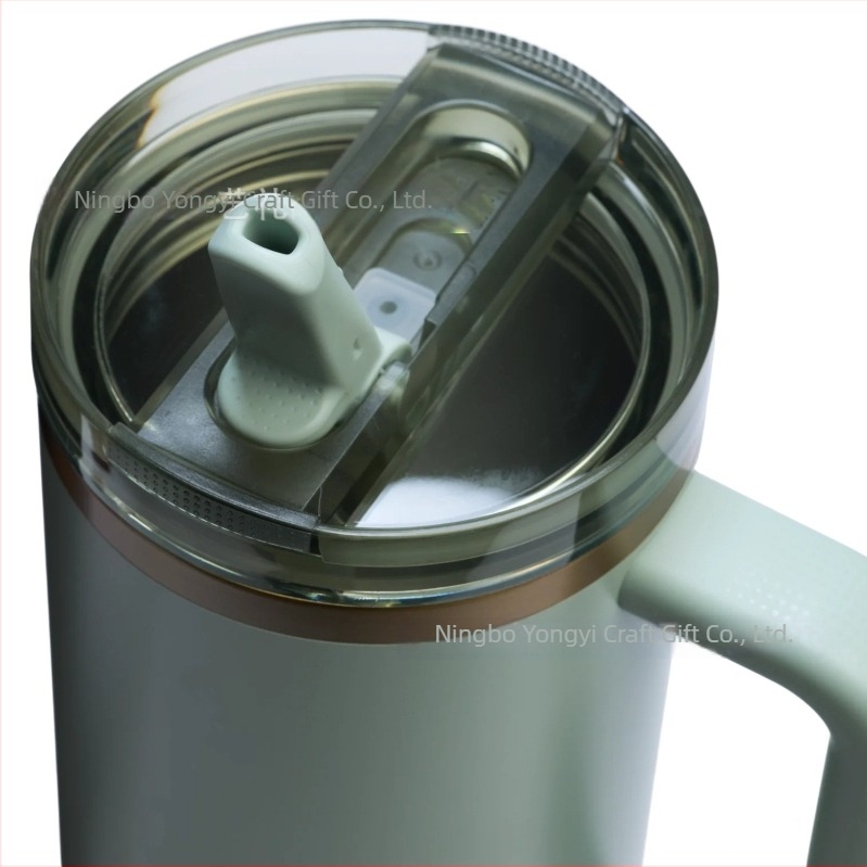 Giant Cup Pro capac de pai pliabil, detașabil, 40 oz, etanș la scurgeri, capac pentru pahar auto