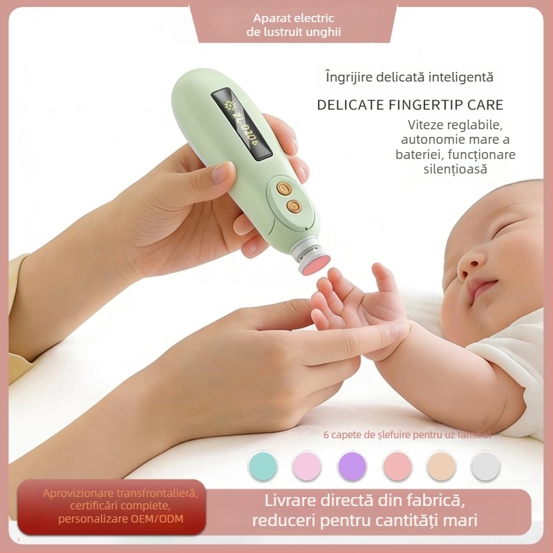 Polizor electric pentru unghii – instrument universal de manichiură pentru adulți, copii și animale de companie