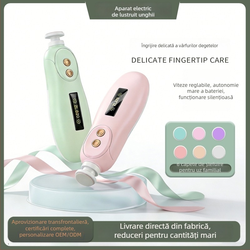 Polizor electric pentru unghii – instrument universal de manichiură pentru adulți, copii și animale de companie