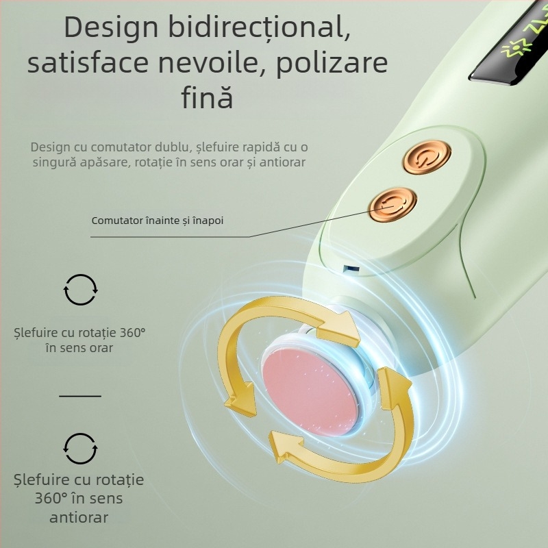 Polizor electric pentru unghii – instrument universal de manichiură pentru adulți, copii și animale de companie