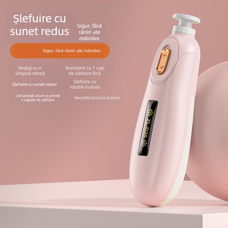 Polizor electric pentru unghii – instrument universal de manichiură pentru adulți, copii și animale de companie