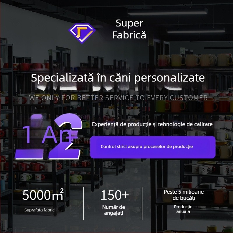 Cană ceramică Macaron, culoare vibrantă, pentru cafea sau ceai, cadou personalizat