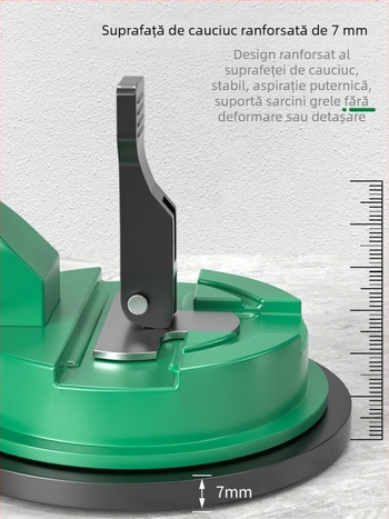 Instrument pentru alinierea rosturilor din piatră cu ventuze – pentru plăci din cuarț și marmură