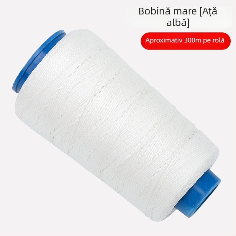 300 m ață din nylon pentru pantofi, ață ceruită pentru cusut de mână și legare, potrivită pentru reparații de pantofi, zmeu și pescuit