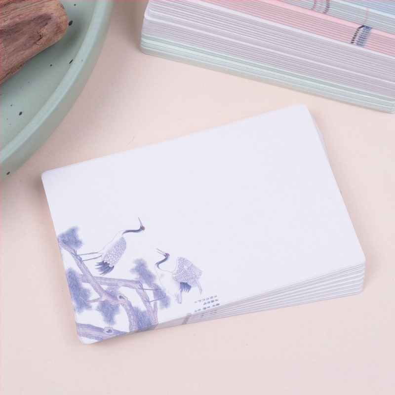 Semne de carte goale — carduri DIY, carton gros, desene manuale, stil chinezesc creativ, note creative, 20 foi
