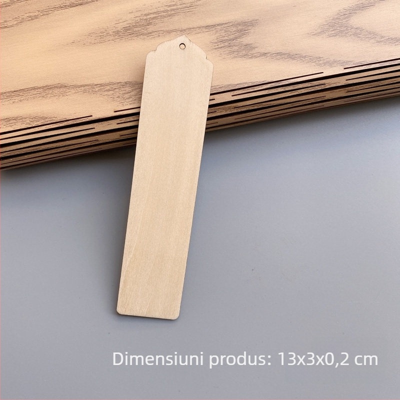 Semne de carte din lemn goale pentru proiecte DIY, cu imagini și text gravate – amintire de absolvire a școlii primare