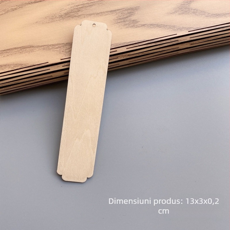 Semne de carte din lemn goale pentru proiecte DIY, cu imagini și text gravate – amintire de absolvire a școlii primare