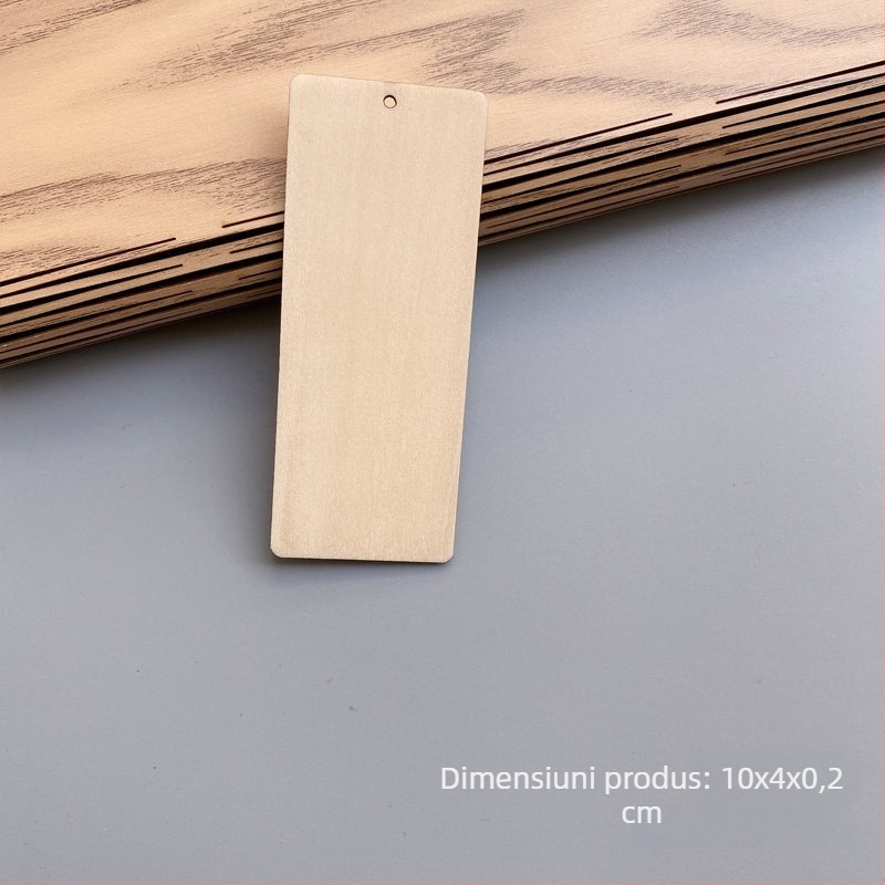 Semne de carte din lemn goale pentru proiecte DIY, cu imagini și text gravate – amintire de absolvire a școlii primare