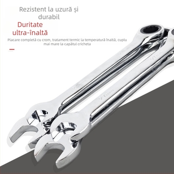 Cheie cu clichet dublu, dintr-un singur dispozitiv, capete Torx deschise, pentru reparații auto