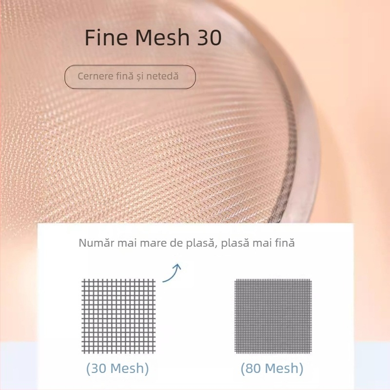 Filtru din oțel inoxidabil, stil japonez, pentru lapte de soia, plasă fină de bucătărie