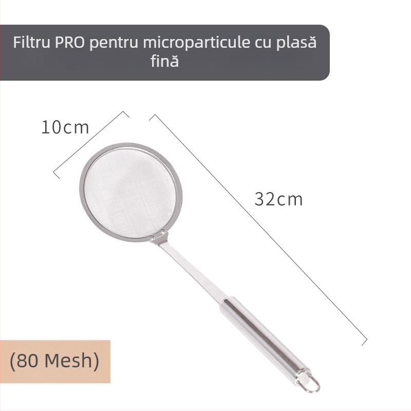 Filtru din oțel inoxidabil, stil japonez, pentru lapte de soia, plasă fină de bucătărie