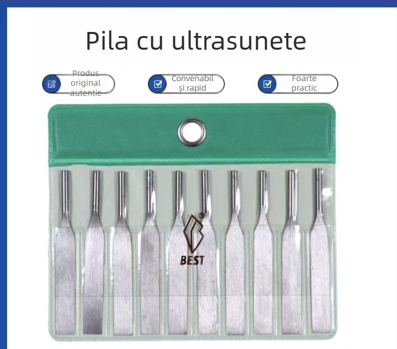 Unealtă ultrasonică pentru fișe MTP120, șlefuire pneumatică alternativă pentru fișiere din aliaj mic, matrițe, polisare