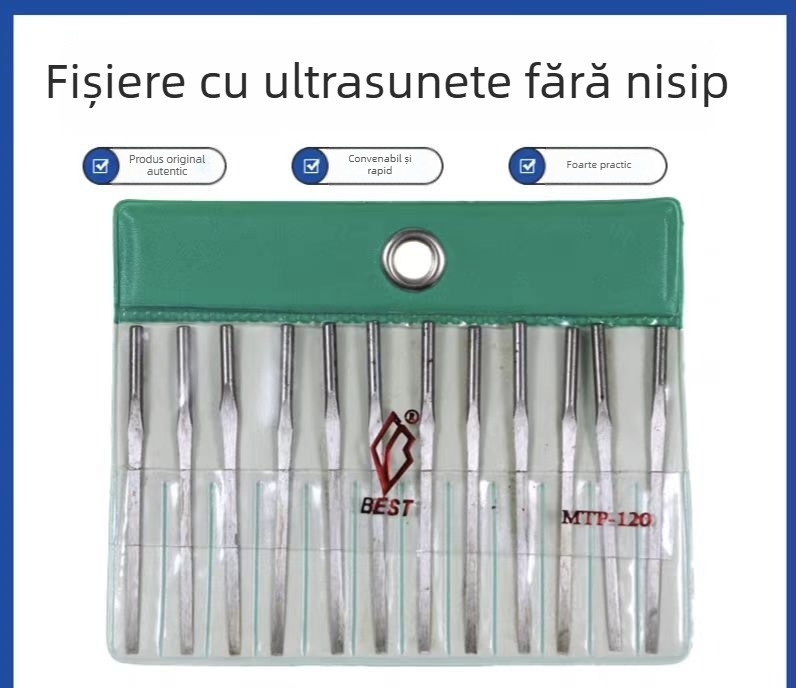 Unealtă ultrasonică pentru fișe MTP120, șlefuire pneumatică alternativă pentru fișiere din aliaj mic, matrițe, polisare