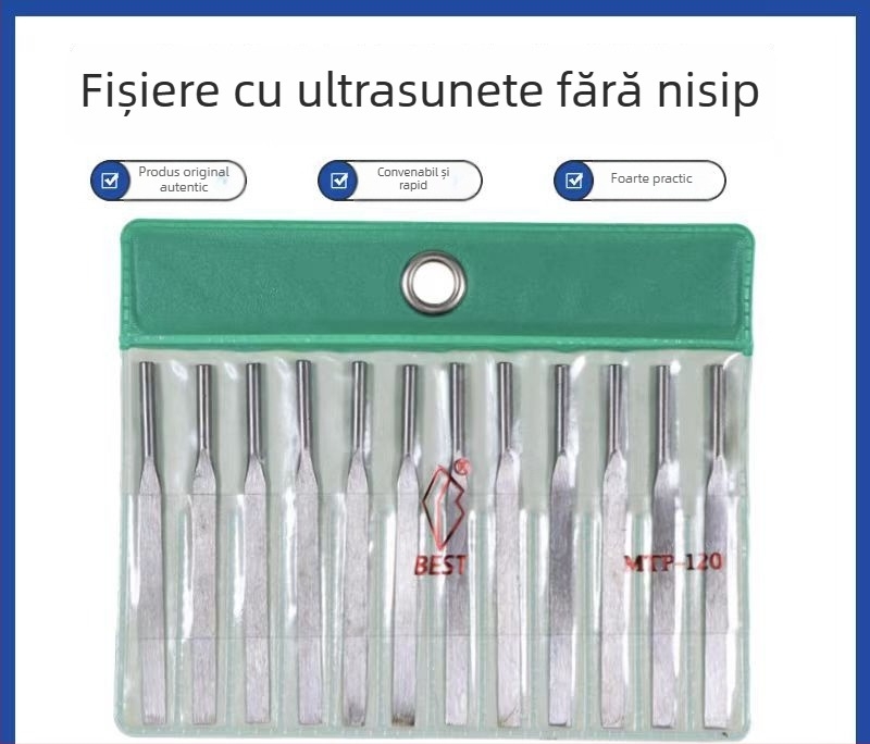 Unealtă ultrasonică pentru fișe MTP120, șlefuire pneumatică alternativă pentru fișiere din aliaj mic, matrițe, polisare