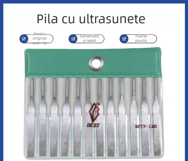 Unealtă ultrasonică pentru fișe MTP120, șlefuire pneumatică alternativă pentru fișiere din aliaj mic, matrițe, polisare