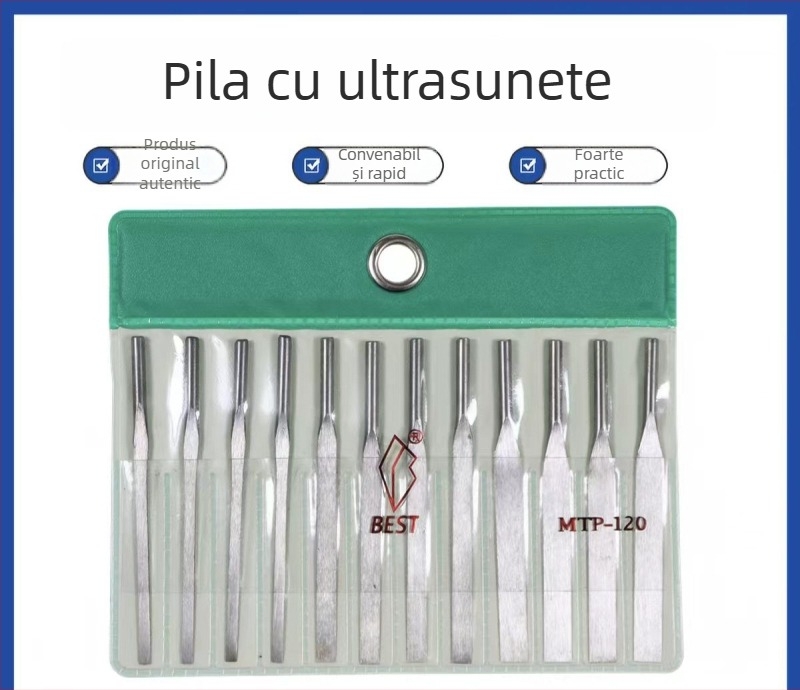 Unealtă ultrasonică pentru fișe MTP120, șlefuire pneumatică alternativă pentru fișiere din aliaj mic, matrițe, polisare