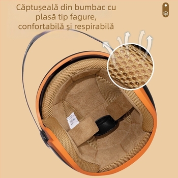 Cască pentru bicicletă electrică, certificat 3C, unisex, pentru iarnă, căldură și protecție împotriva frigului, cu vizor dublu