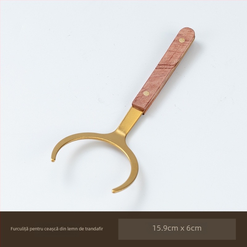 Set pentru ceremonia ceaiului Six Gentlemen – Accesorii premium Kung Fu pentru uz casnic, incluzând clip pentru ceai, linguriță, cuțiș pentru ceai și unelte de întreținere a ceainicului