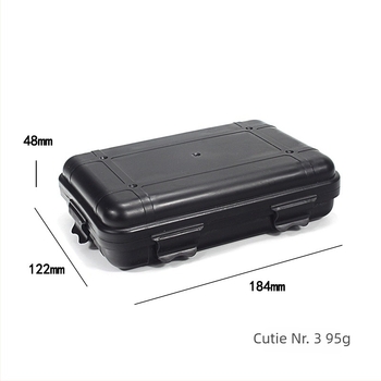Cutie din plastic PP verde-negru cu capac, cutie de unelte și depozitare pentru lanternă, cutie cadou