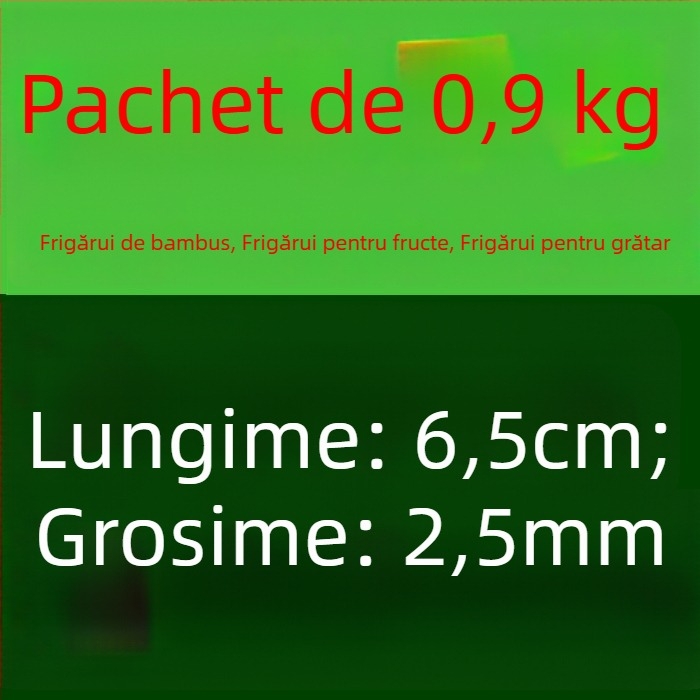 Bețe de fructe din bambus, de unică folosință – bețișoare de fructe cu vârf lung pentru grătar și mâncăruri prăjite