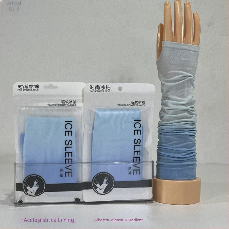Manșete unisex din Ice Silk gradient, protecție UV, răcire pentru condus și ciclism