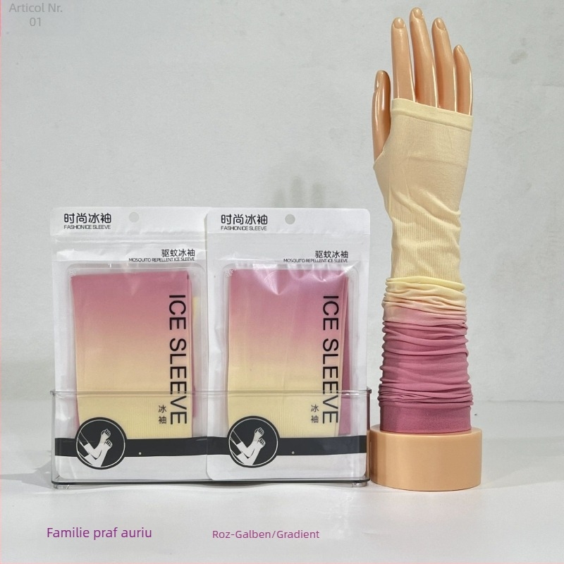 Manșete unisex din Ice Silk gradient, protecție UV, răcire pentru condus și ciclism