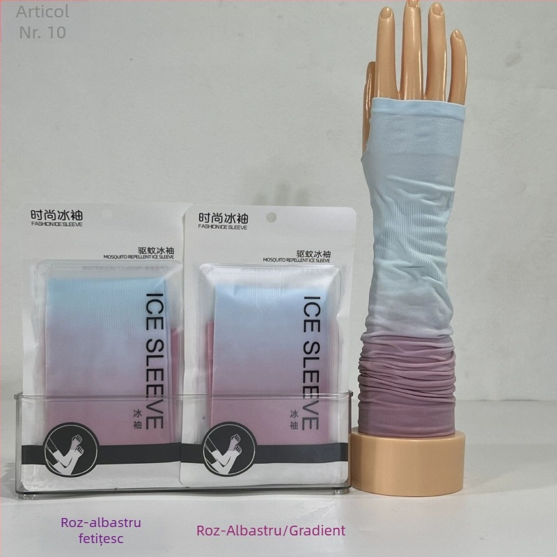 Manșete unisex din Ice Silk gradient, protecție UV, răcire pentru condus și ciclism