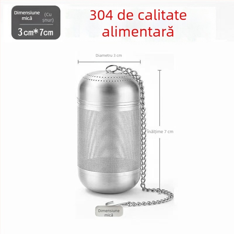 Sită de ceai din oțel inoxidabil 316, calitate alimentară, filtru ultrafin și separator ceai-apă