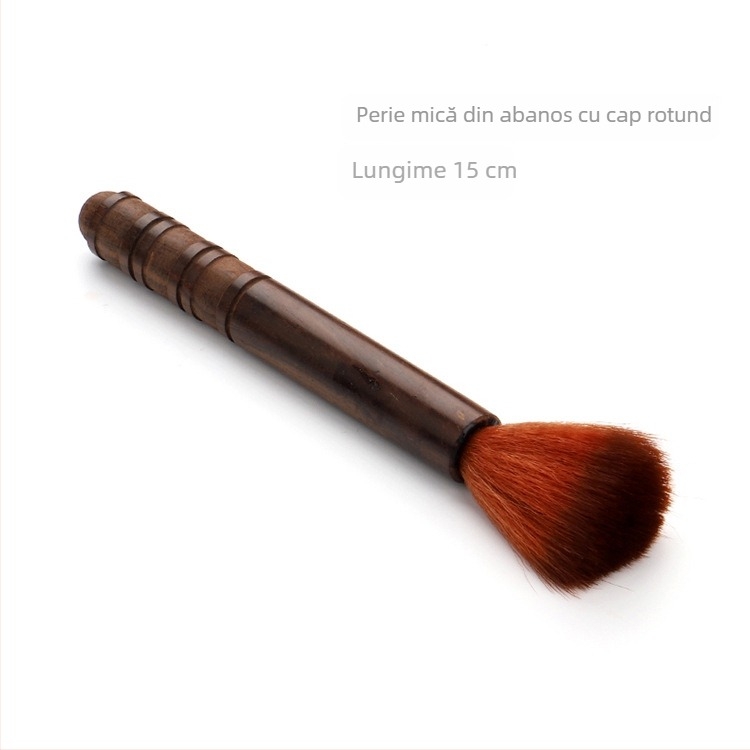 Perie pentru ceainic din lemn, fără scame, perie de curățare pentru tava de ceai — accesorii pentru ceremonia ceaiului