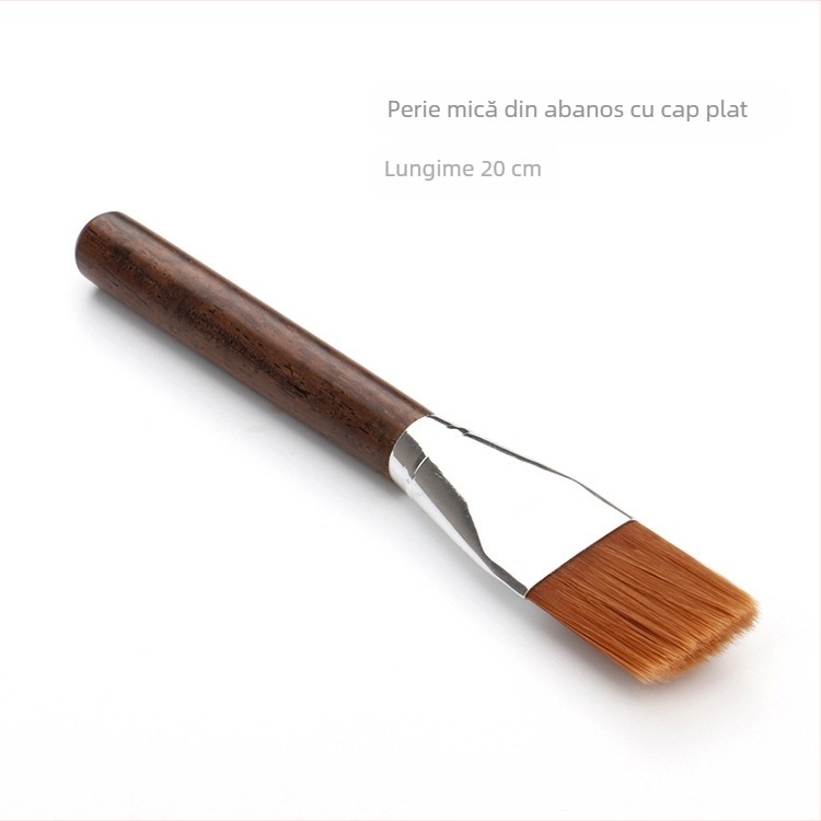 Perie pentru ceainic din lemn, fără scame, perie de curățare pentru tava de ceai — accesorii pentru ceremonia ceaiului
