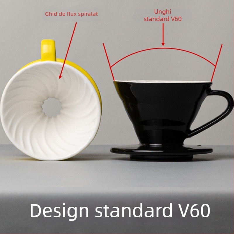 Set ceramic V60 pentru cafea, colorat, pentru uz casnic