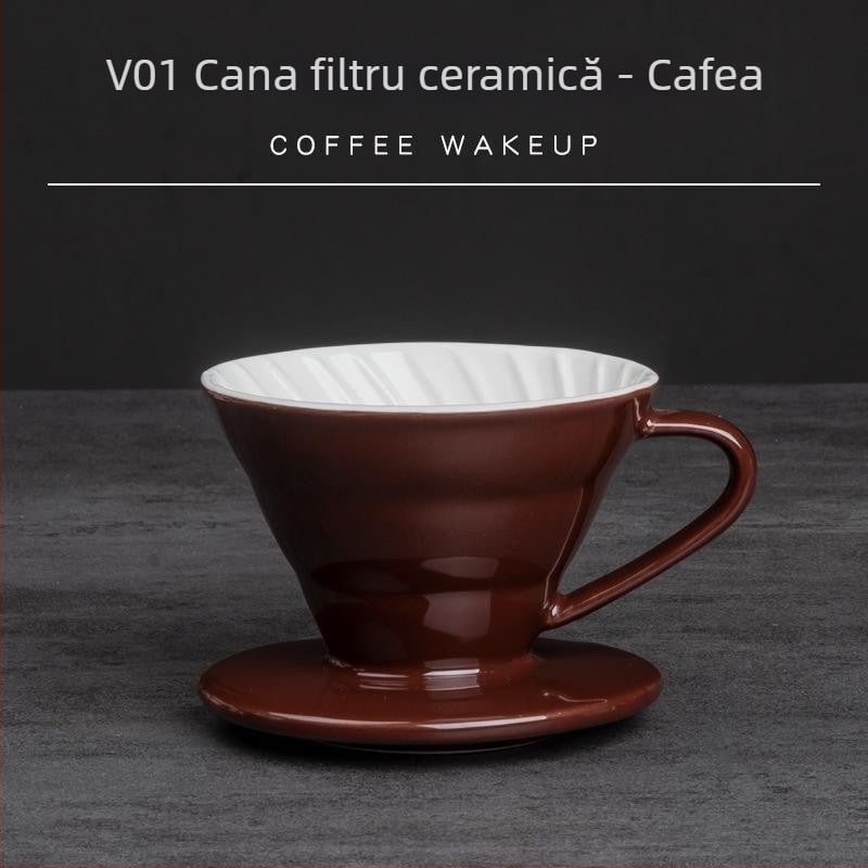 Set ceramic V60 pentru cafea, colorat, pentru uz casnic