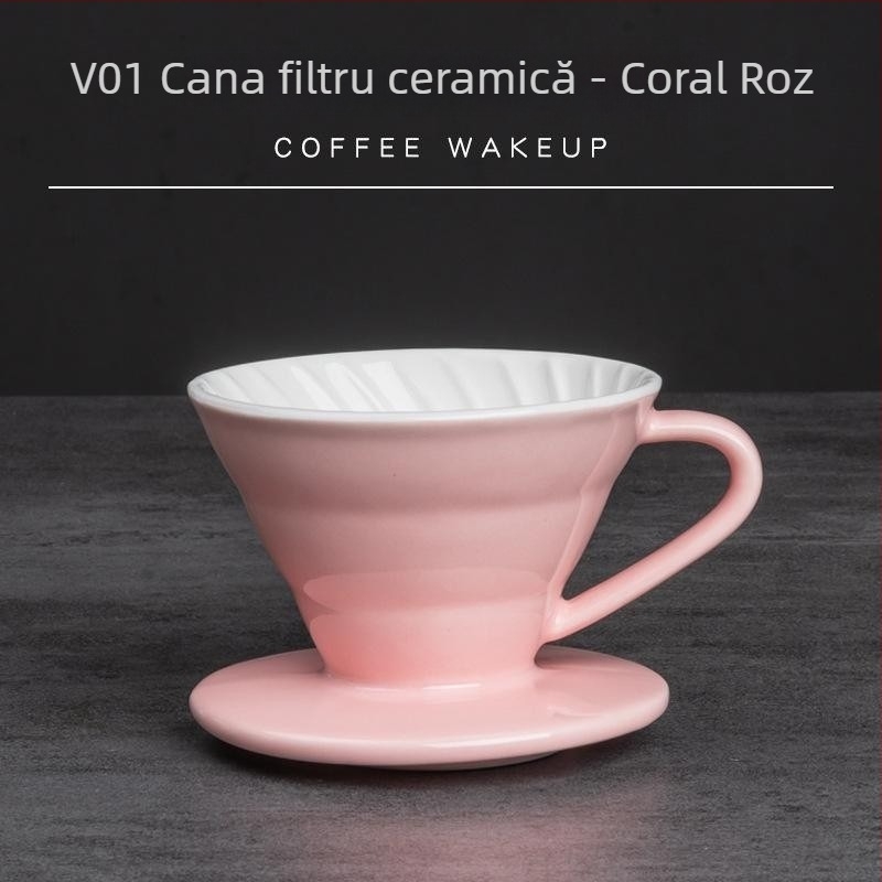 Set ceramic V60 pentru cafea, colorat, pentru uz casnic