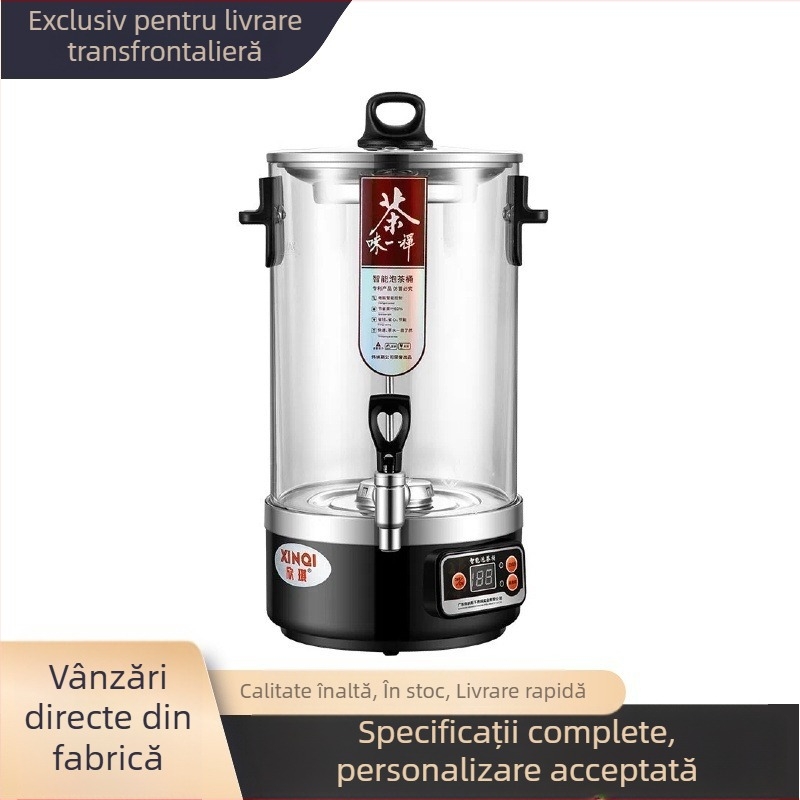 Recipient automat pentru prepararea ceaiului, cu capacitate mare, pentru uz comercial, pentru bufet și ceaiuri medicinale