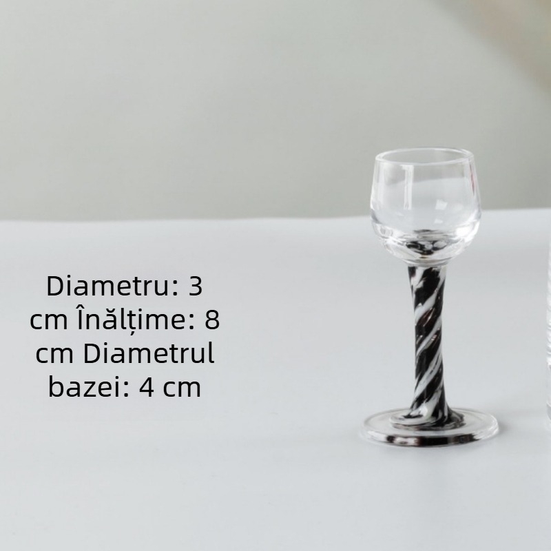 Decantor din sticlă de cristal pentru vin cu scară de măsurare, pentru vin alb și roșu, pentru uz casnic