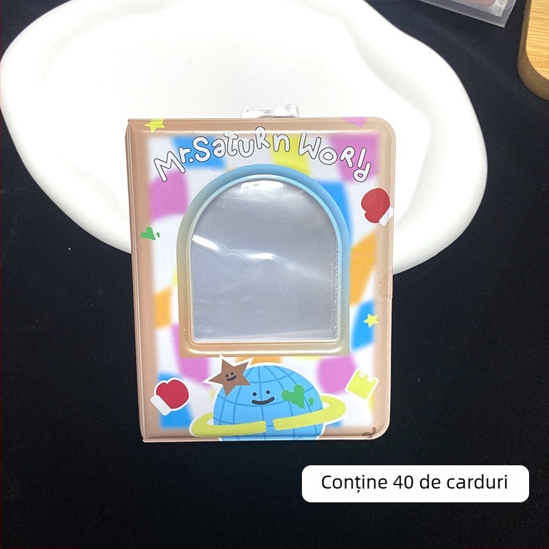 Album de carduri GMM cu un singur rând, album Polaroid de 3 inch, depozitare pentru carduri mici
