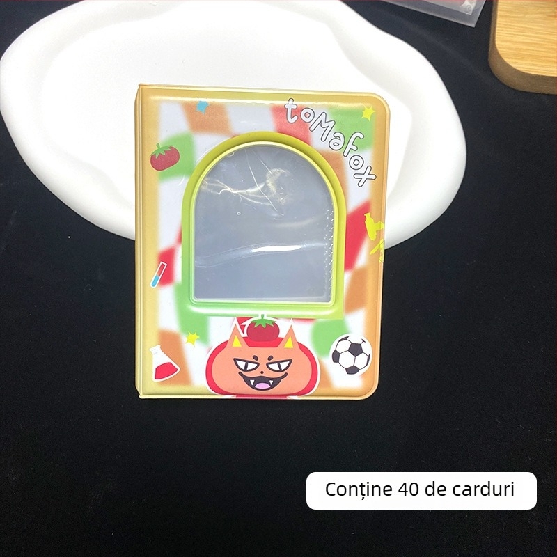 Album de carduri GMM cu un singur rând, album Polaroid de 3 inch, depozitare pentru carduri mici