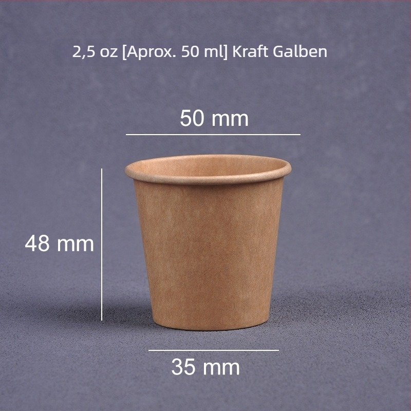 Cupe de degustare de unică folosință, pahare mici de hârtie cu siglă, 30 ml