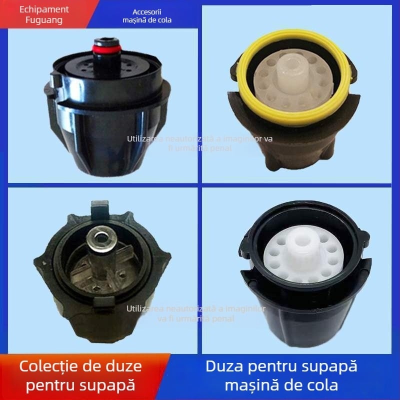 Set de duze pentru supape la o mașină de băut Coca‑Cola, interior și exterior, 424 UF-1