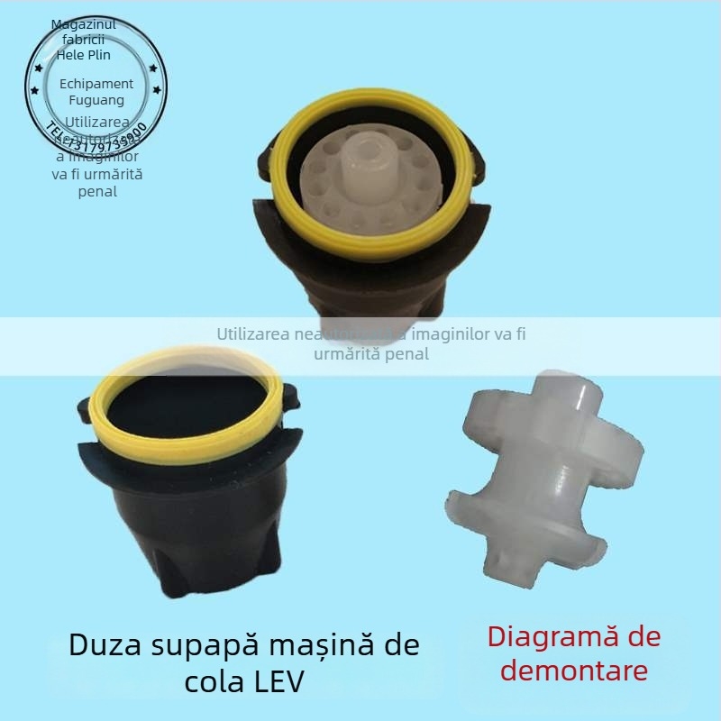 Set de duze pentru supape la o mașină de băut Coca‑Cola, interior și exterior, 424 UF-1