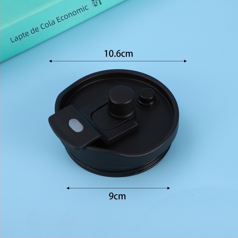 Cap magnetic pentru cană de mașină, pentru două băuturi, 40oz, etanș, cu capac rotativ înșurubabil, flip