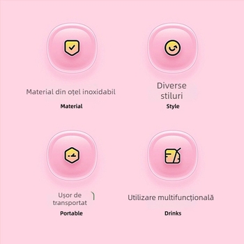 Termos din oțel inoxidabil 316, afișaj temperatură, separare ceai-apă, portabil, capacitate mare