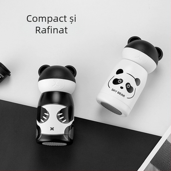 Cană termică Panda Mini – izolație vid, interior 304, exterior 201, design drăguț