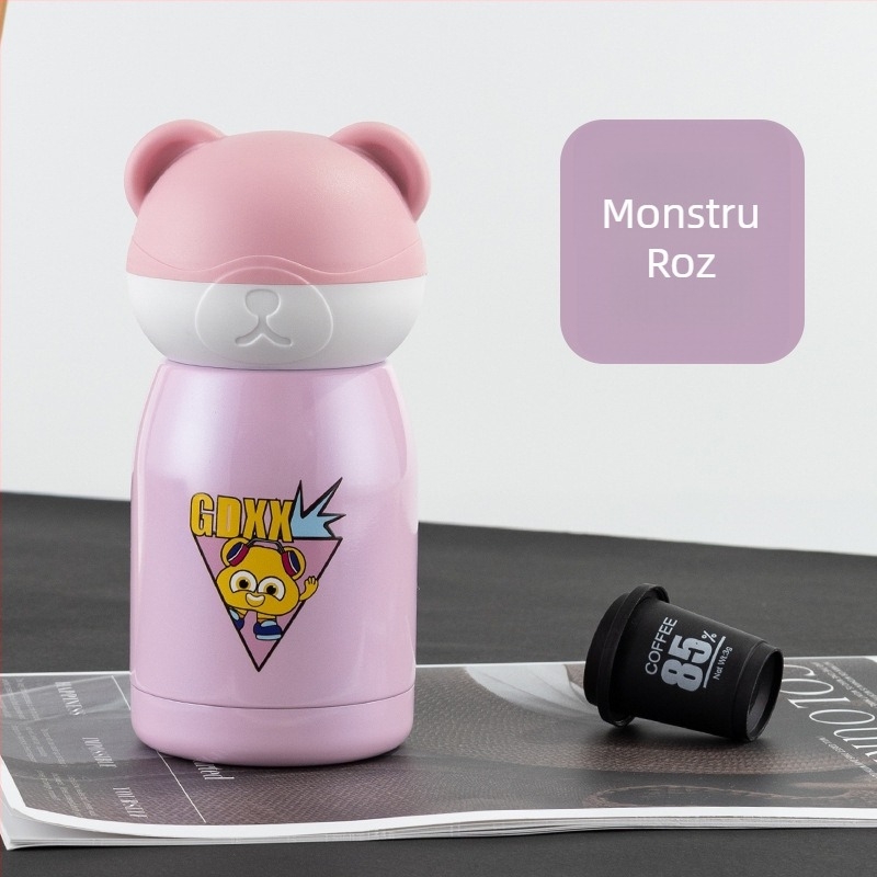Cană termică Panda Mini – izolație vid, interior 304, exterior 201, design drăguț