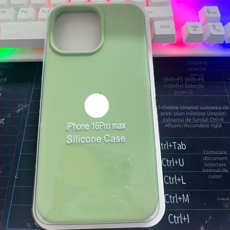Carcasă din silicon lichid compatibilă cu iPhone 17, Air 16/15/14 Pro Max și iPhone 13/12/11