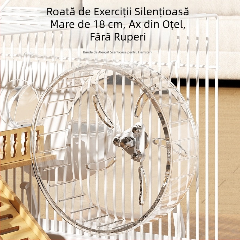 Cușcă pentru hamster – vilă de lux extrem de mare pentru hamsterul sirian, set cu cușcă de bază 47 și casă mare