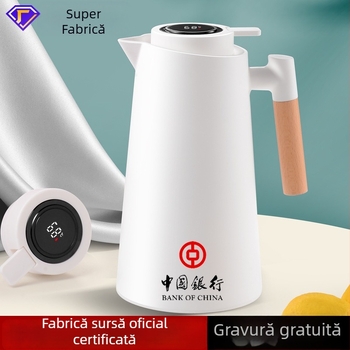 Termos izolat cu pereți din sticlă, capacitate 1 L, utilizare casnică